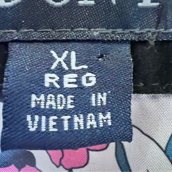 London Fog Black Hooded Trench Coat Floral Lining Women’s XL Rain Jacket - Picture 8 of 15